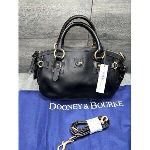 Dooney & Bourke Florentine Leather Medium Mail S Black/Black Bag A663281